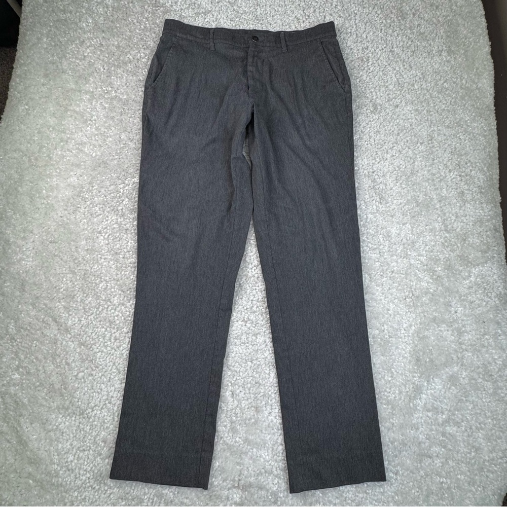 Mizzen + Main Pants Gray Office career business professional preppy 32x31